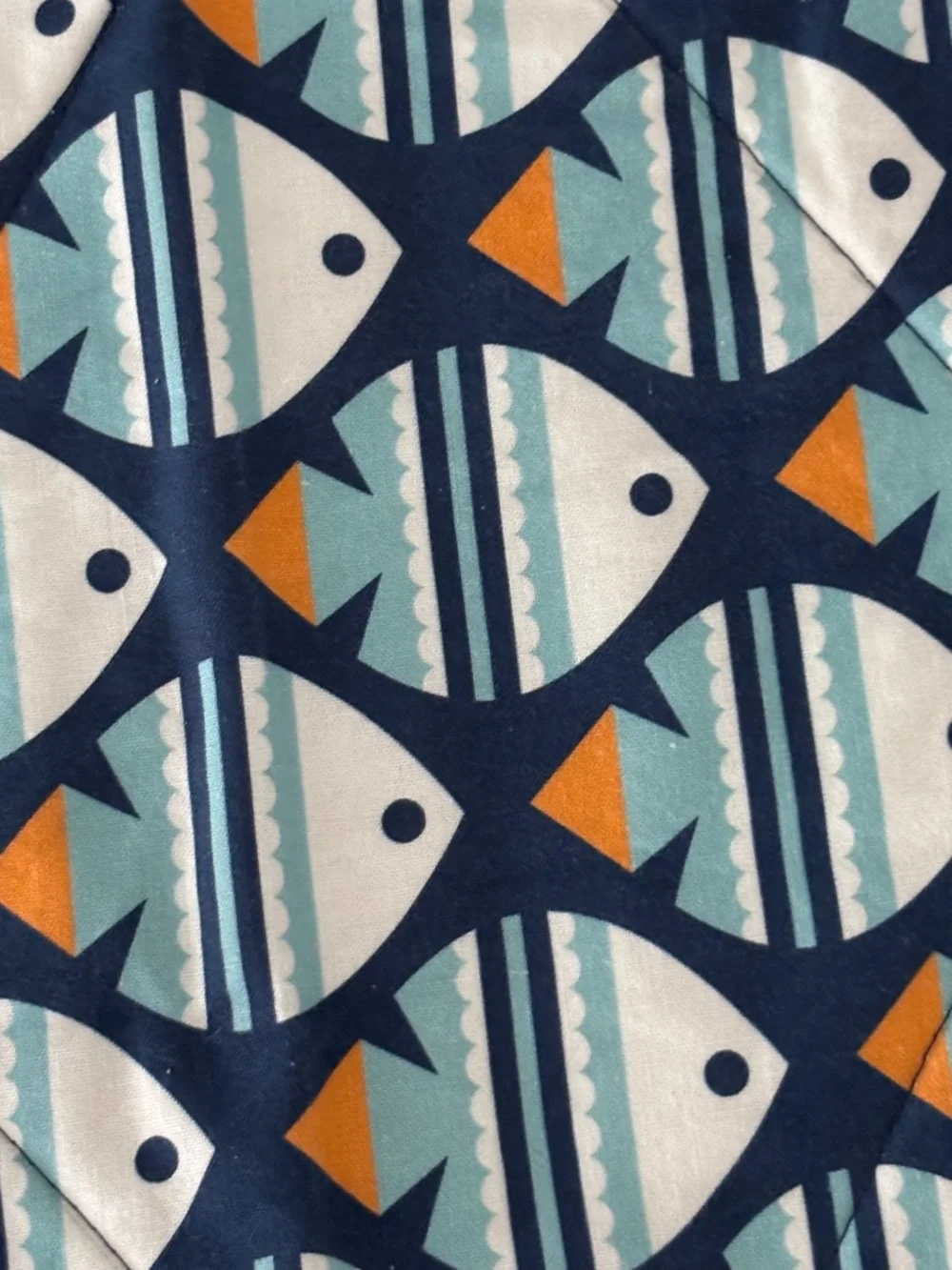 Reversible Navy Coastal Table Runner 11x40